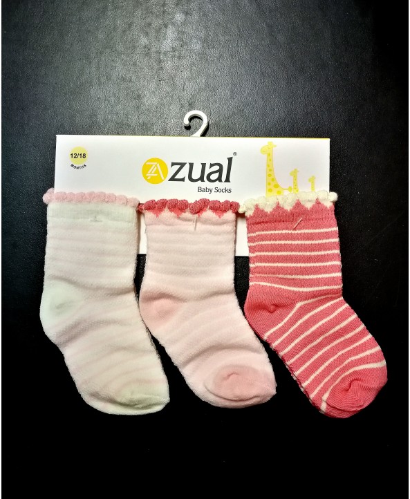 Zual бебешки чорапи 3 чифта 12-18 мес. 2825